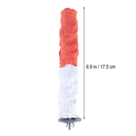 2pcs Bird Perch Parrot Stand, Cuttlebone Holder Bird Parrot Cuttlebone Perch Parrot Supplies Bird Perch Stand for African Grey Cockatoo Parakeet Cockatiels Conure Pet Bird Supplies