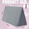 BALAPET 2 Pcs Small Wedge Pillow for Sleeping，Premium Foam Bed