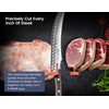 SYOKAMI Butcher Breaking Knife for Meat Cutting, 10.5 Inch Japanese