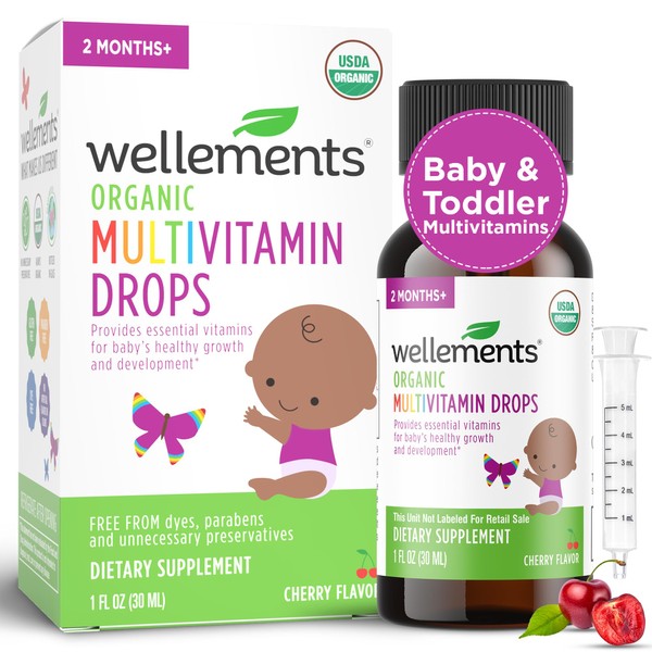 Wellements Wellements Organic Baby Multivitamin Drops (1 Fl Oz) -