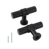 10 Pack Black Cabinet Pulls goldenwarm Cabinet Hardware - LST18BK