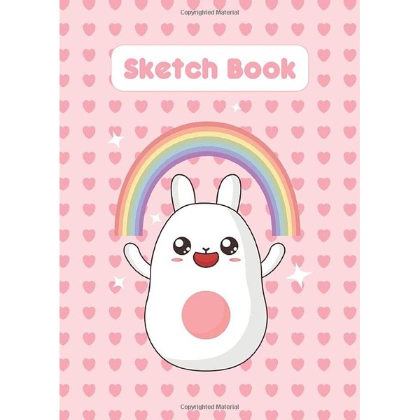 Sketch Book: Cute Kawaii Mini Sketchbook Notebook. Small 5 x