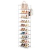 LANTEFUL LANTEFUL 10 Tiers Tall Shoe Rack 20-25 Pairs Boots