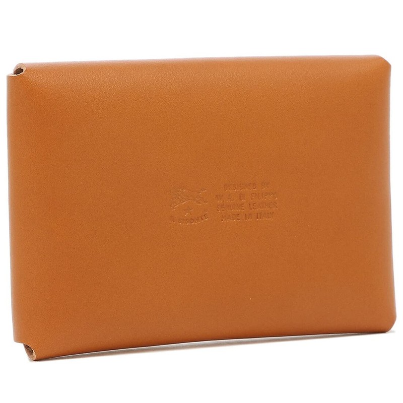 IL BISONTE SCC031PG0001 SCC031PG0012 Card Case, Men's, Women's, (4) CARAMEL(CA101B)