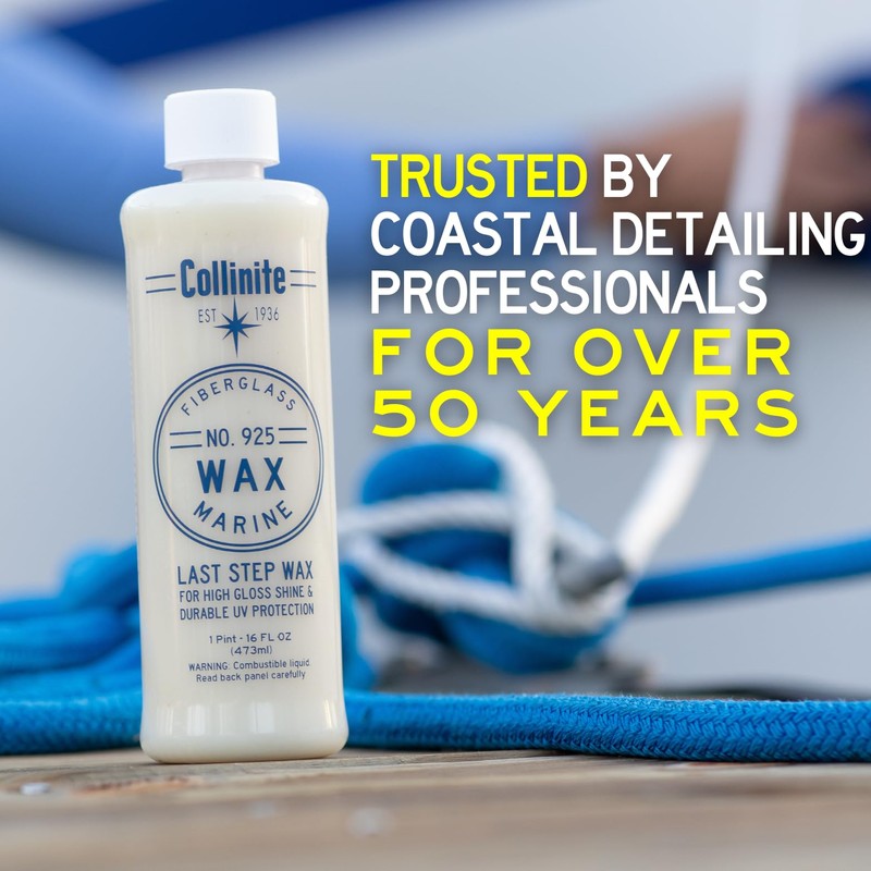 Collinite 925 Wax- Marine/RV Carnauba + Polymer Wax Sealant for