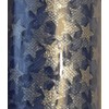 Blue Metallic Star Tulle - 6 inches x 10 Yards