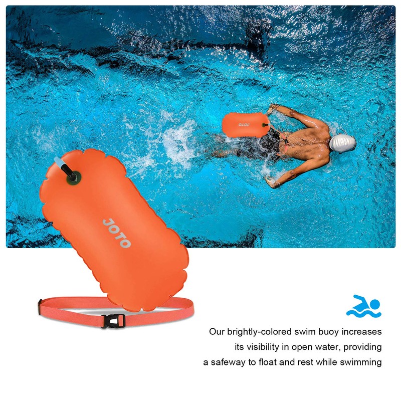 JOTO 2 Pack Swim Buoy Float for Open Water, Swimming