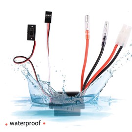 Haosie 320A RC Car, RC Controller, Brushed Electronic Speed Controller, for Ship Boat Car Model Accessories