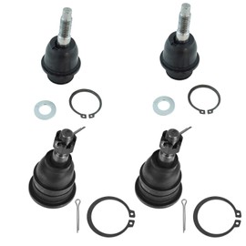 Next AutoPart New Front Driver & Passenger Side Upper & Lower 4 Piece Ball Joint Set Compatible With 2006-2019 Dodge Ram 1500 Truck, Replacement for PSA63346