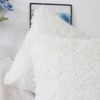 OYIMUA White Cushion Covers 40cm x 40cm Set of 2