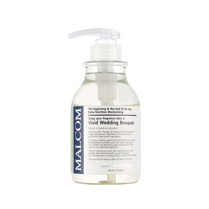 MALCOM Body Wash 520ml - Deep Dark Rose