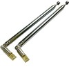 7 Section Telescopic 63cm Rod Antenna Stainless Steel AM FM