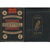 Bradley Mt Survival Charcoal Playing Cards Poker Size Deck USPCC