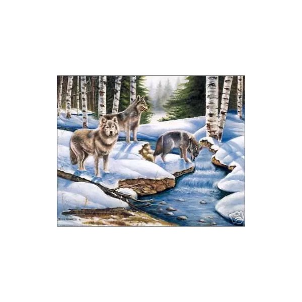 Paper Tole Supply Center Winter Wolves Paper Tole 3D Decoupage