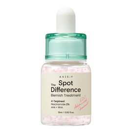 AXIS-Y AXIS-Y Spot The Difference Blemish Spot Treatment - 4-Terpineol 2% Niacinamide AHA BHA Soothes Breakouts & Skin Barrier Repair - Vegan Korean Skin Care Face Serum for All Skin Types - 0.50 fl. oz.