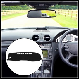 Hihaha Car Dashboard Cover Black Polyester for Toyota New Hilux GUN125 Durable Material