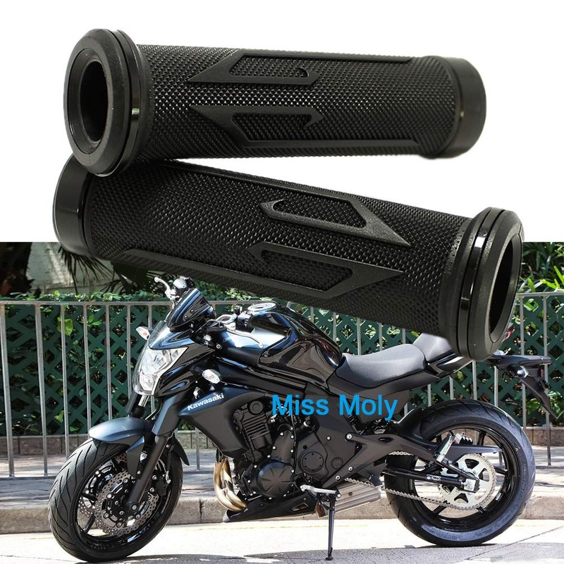 7/8" Motorcycle Hand Grips, Aluminium Motorcycle Rubber Grips for CBR