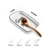 ABRUTY Spoon Rest for Stove Top, Ceramic Spoon Holder for