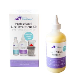 KaPOW Center for Lice Control Products Professional Extra Strength Lice Treatment Kit , for The Whole Family