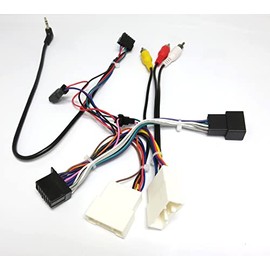 Wiring Harness Compatible with 2020-2023 Toyota Vehicles - Direct Wire for Pioneer Headunits Stereo Install kit, Backup Camera Stereo Harness