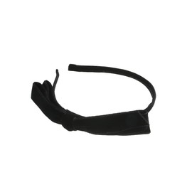VINGTAINE HK-218-BK Velvet Thin Ribbon Headband Thin Simple Autumn Winter Adult Cute Hair Accessory Black