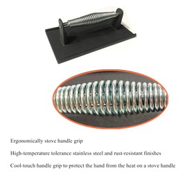 Heavy Duty Steak Weight/Bacon Press with Wooden Handle, Cast Iron Heavy-Weight Grill Press, 304 Stainless Steel Steak & Bread & Pancake & Barbecue Tongs