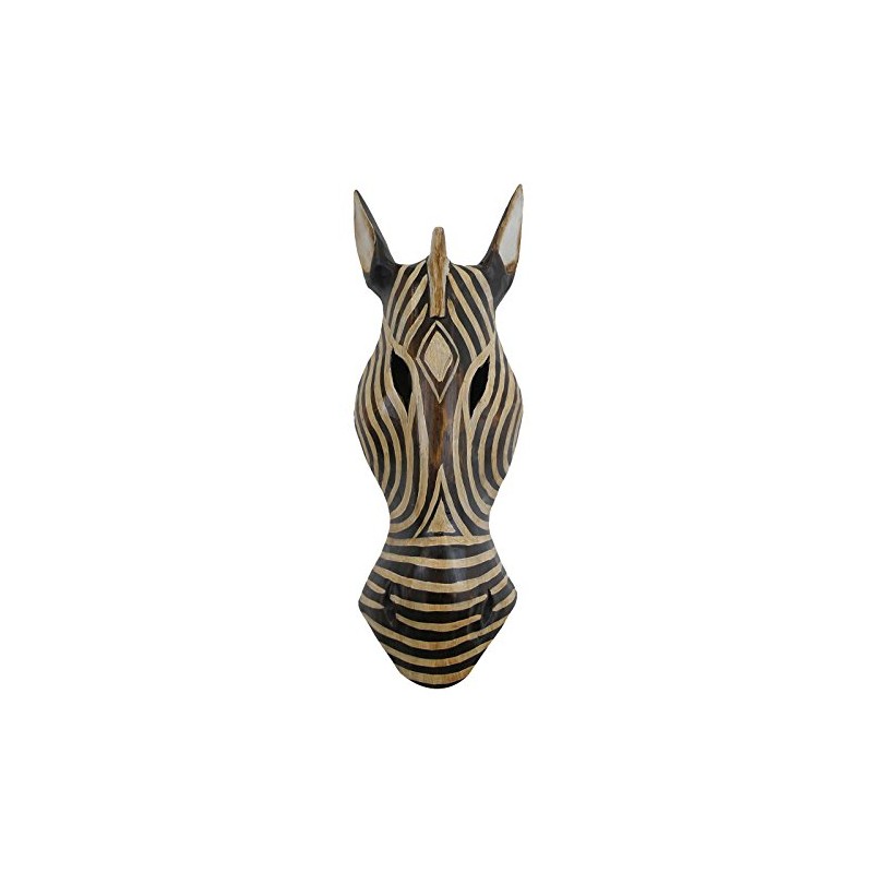 Woru Maske Zebra, Holz-Maske aus Bali, Wandmaske, wahlweise in 30