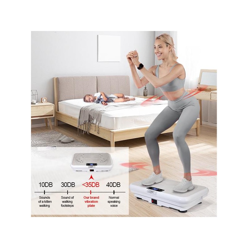 ROTAI Vibration Plate Exercise Machine with 330LBS Loading Capacity, Lymphatic