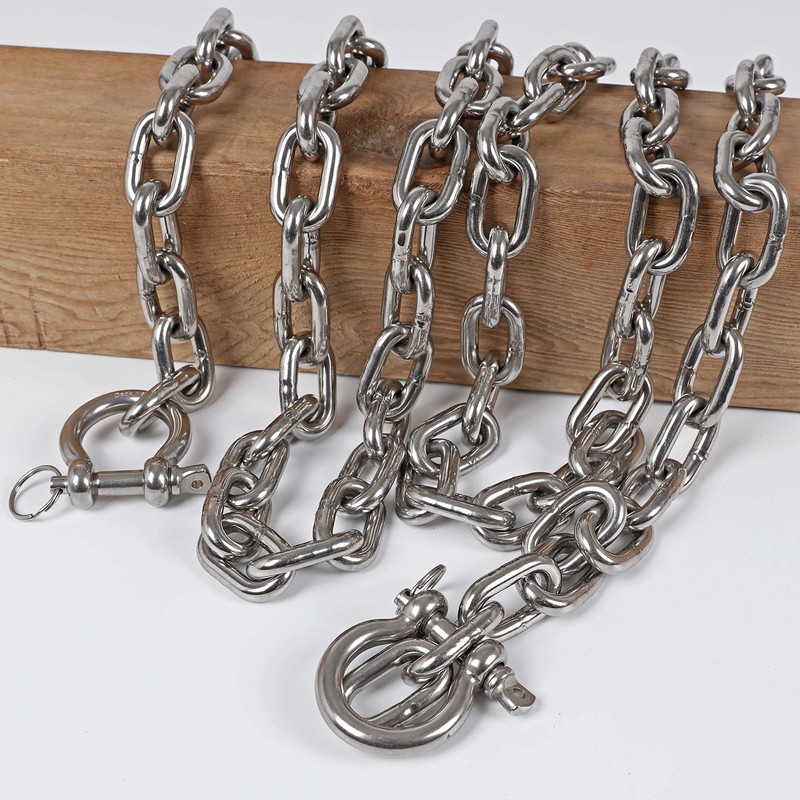 Deck Man 316 Stainless Steel 5/16" Boat Anchor Lead Chain