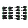 UPEYXDQR 10 Pairs 12V Male+Female 2.1x5.5MM DC Power Jack Plug