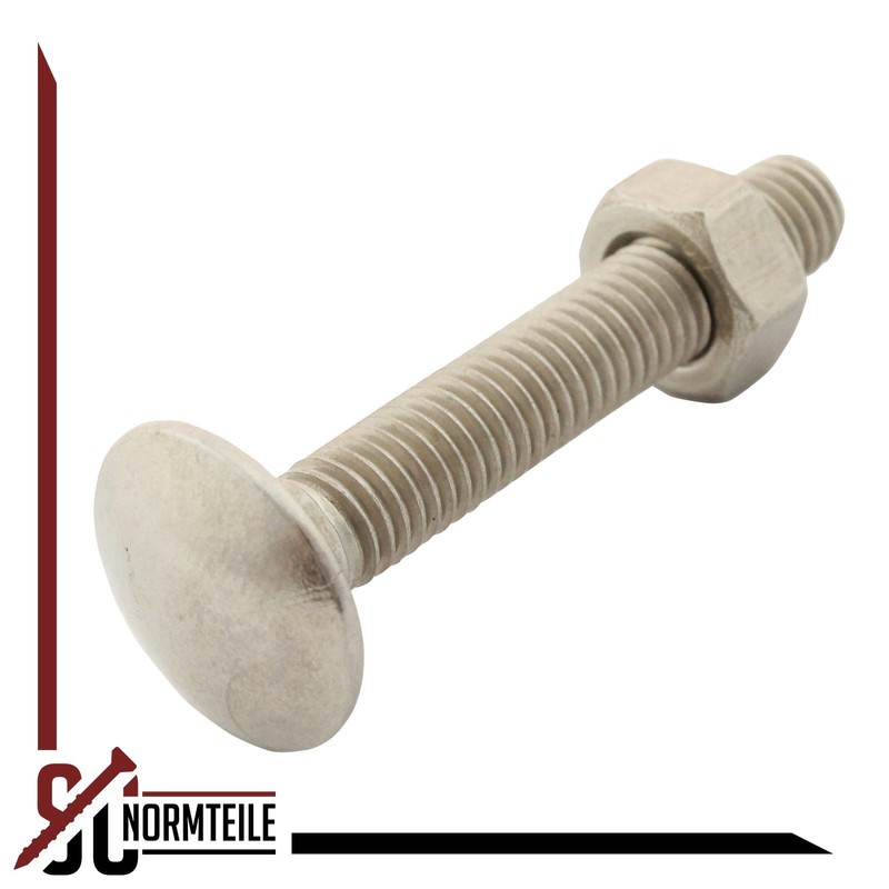 M6 x 35 mm Full Thread DIN 603 / DIN