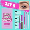 Makeup Brow Kit,Break-Resistant Waterproof Eye Makeup - Makeup Kit with