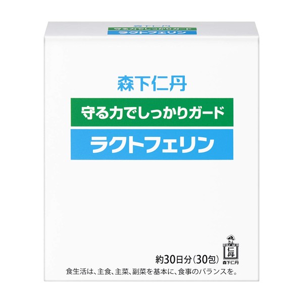 Nitan Morishita Lactoferrin 30 Packets (Approx. 30 Day Supplement, 1 Packet Per Day, Reaches to Intestines, Protein, Breast Milk, Colostrum Milk, Acid Resistant Capsules)