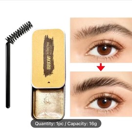 Eyebrow Makeup Styling Soap,  Eyebrow Shaping Gel Wax,  3D Contouring Long Lasting Waterproof Eyebrow Freeze Wax With Matching Brush Blend Cosmetic