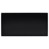 CRL NDC4MBL Matte Black No-Drill Fixed Panel Glass Clamp