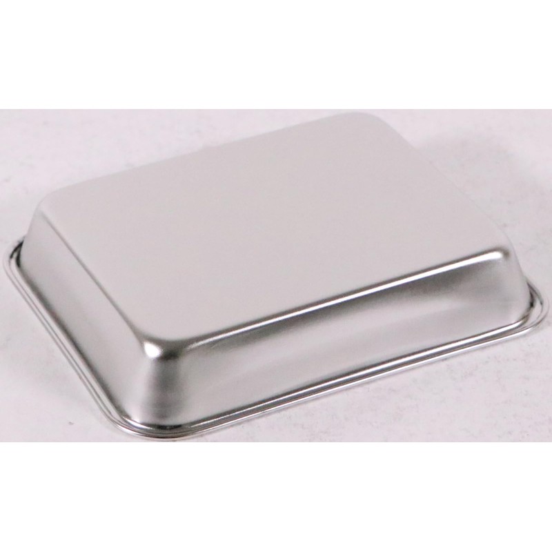 Oya Metal Clover Square Bat, 18-8, Hand Form, Approx. 0.4