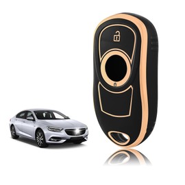 TOOMUME Car Key Cover TPU, Car Key Case 2 Buttons Fit for Opel Vauxhall Insignia B Astra K Corsa E Zafira C Meriva B Buick Encore Envision Verano, Protective Key Fob Cover Key Fob Case