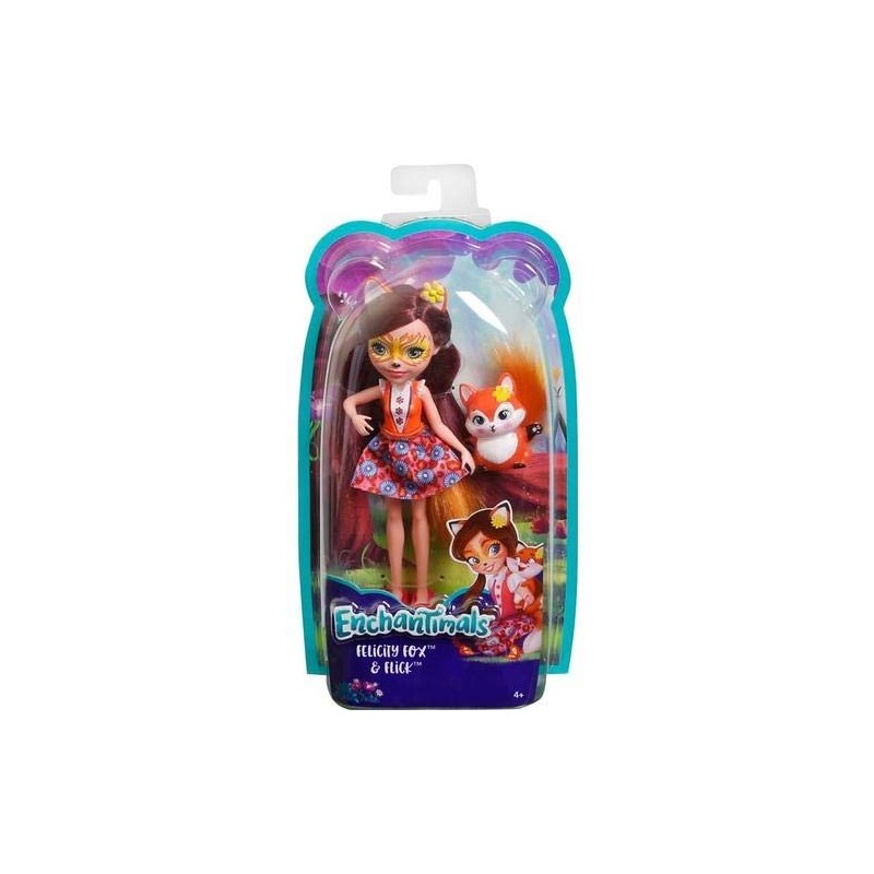 Mattel Enchantimals DVH89 - Fuchsmädchen Felicity Fox, Puppe