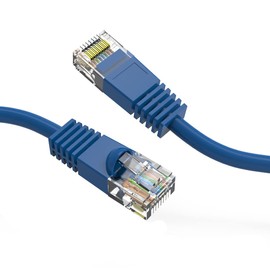 FireFold Cat 5e Ethernet Patch Cable with Gold Plated RJ45 Connectors – 350 MHz High Performance Patch Cord – 4 UTP 24 AWG Stranded Copper Pure Conductors with PVC Jacket