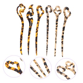Beavorty Sets Hair Bun Hair Sticks Acetate Tortoise Chinese Easy to Use Suitable for Pcs