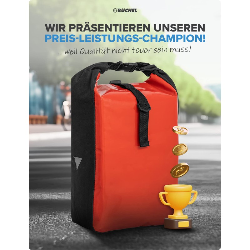Büchel Tarpaulin Pannier Rack Bags - Bicycle Bag