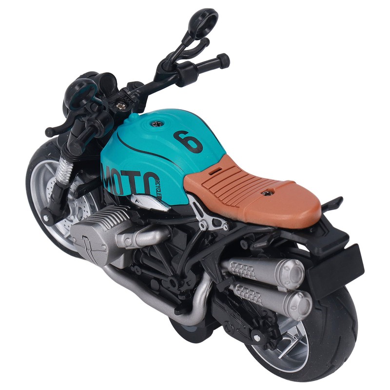 1:12 Pull Back Motorcycle Toy Cool Retro Motorcycle Toy with