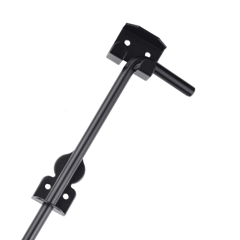 SANKINS 18" Cane Bolt Drop Rod Heavy Duty Hardware Black