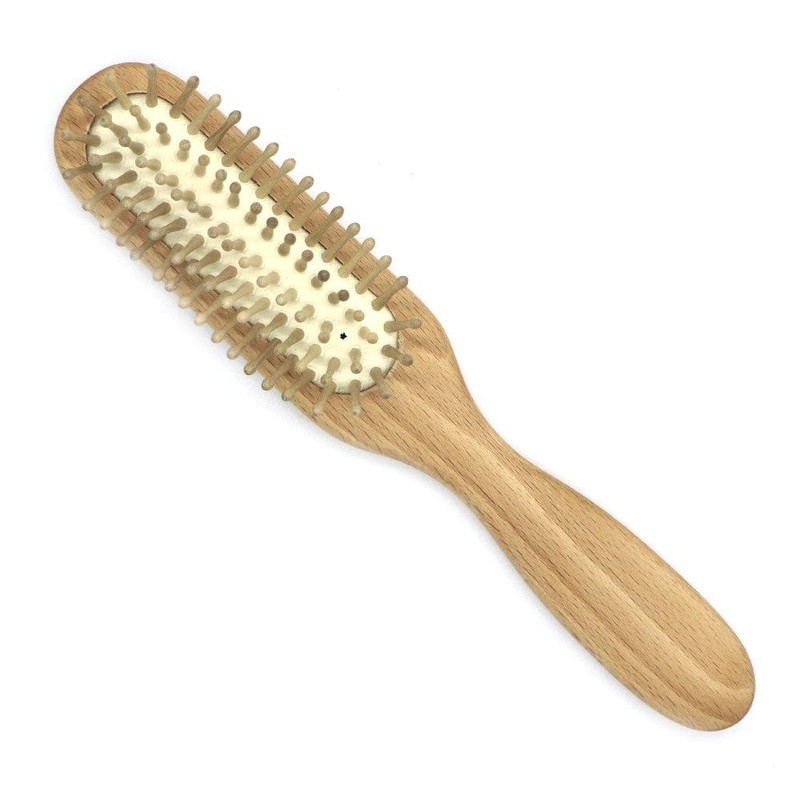 Heaven in Earth Wooden Hair Brush - Oblong