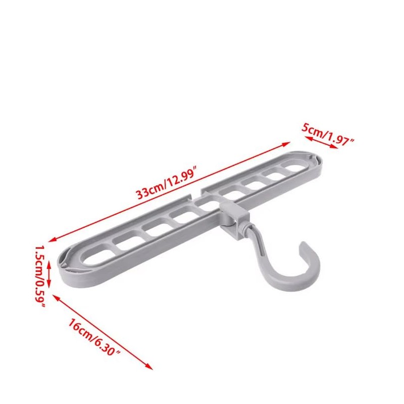 Pack of 3 9 in 1 Clothes Hangers Space Saving