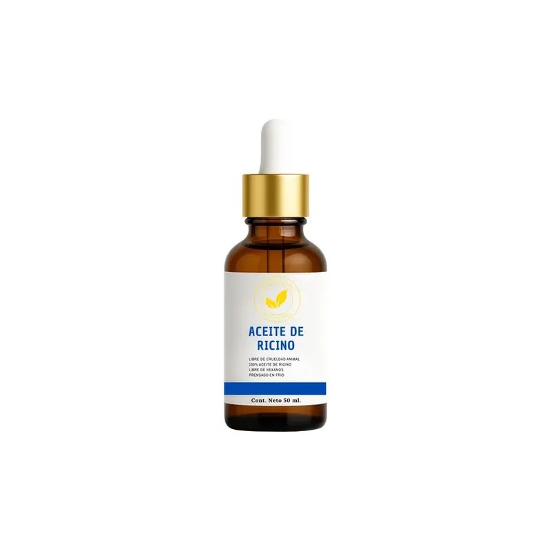 Aceite De Ricino Puro 50 Ml. Pestañas-uñas-corporal