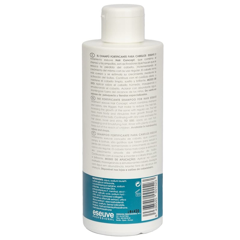 Eseuve Revital Stärkendes Anti-Haarausfall-Shampoo, Braun, 330 ml