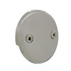 Westbrass Twist & Close Tub Trim Set with Two-Hole Overflow