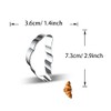 WDYJMALL Croissant Bread Mould Cookie Cutter