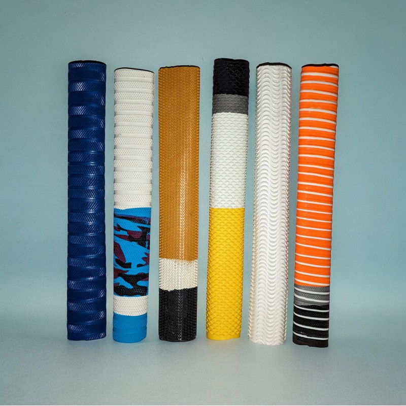 Cricket Bat Grip Replacement Rubber Handle Assorted Styles Colour Pack